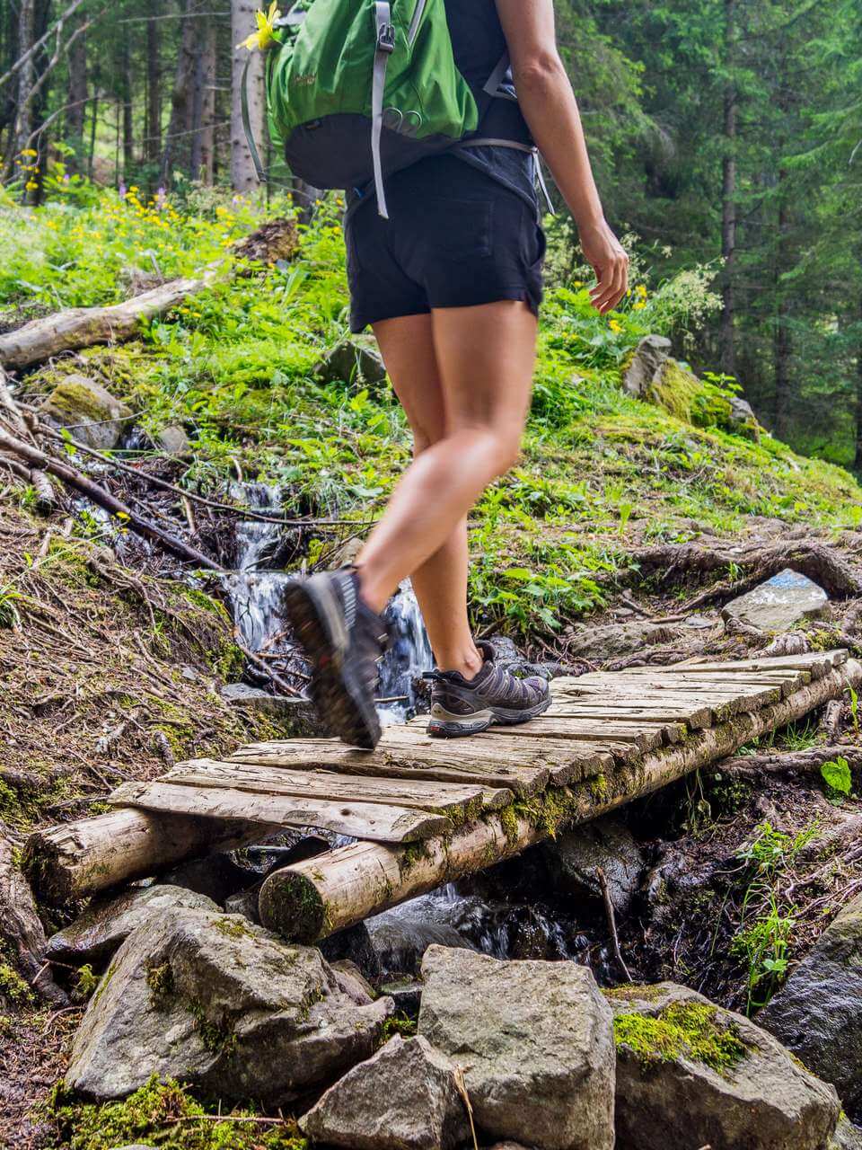 Wandern in naturbelassener Umgebung