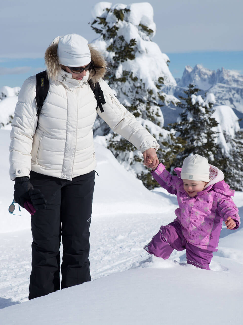 Alpiner Skispaß im Winterurlaub auf dem Bauernhof